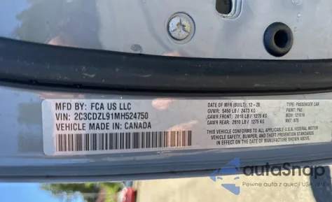2C3CDZL91MH524750